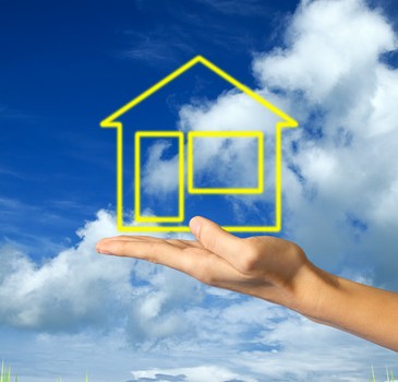 Real estate theme, vertical view